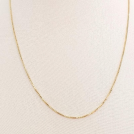 Colar Veneziana Fina 40cm