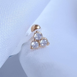 Piercing 3 Zircônias