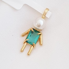 Pingente Menino Turmalina (Pérola)