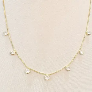 Colar 7 Zircônias 40/45cm?