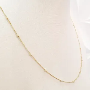 Colar Longo Bolinhas 70cm