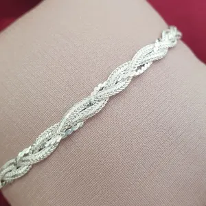 Pulseira Trançada 3 Fios