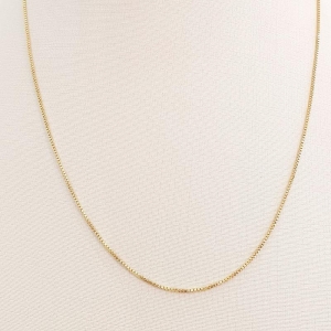 Colar Veneziana Fina 40cm