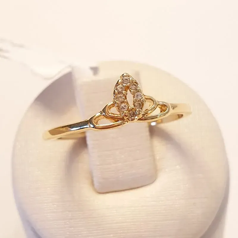 Anel Coroinha Cravejada (n17)