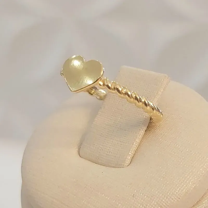Anel Falange Torcido Coração (n9)