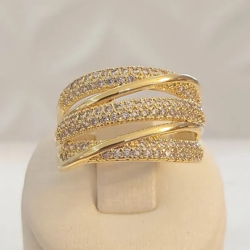 Anel Grosso Cravejado (n15)