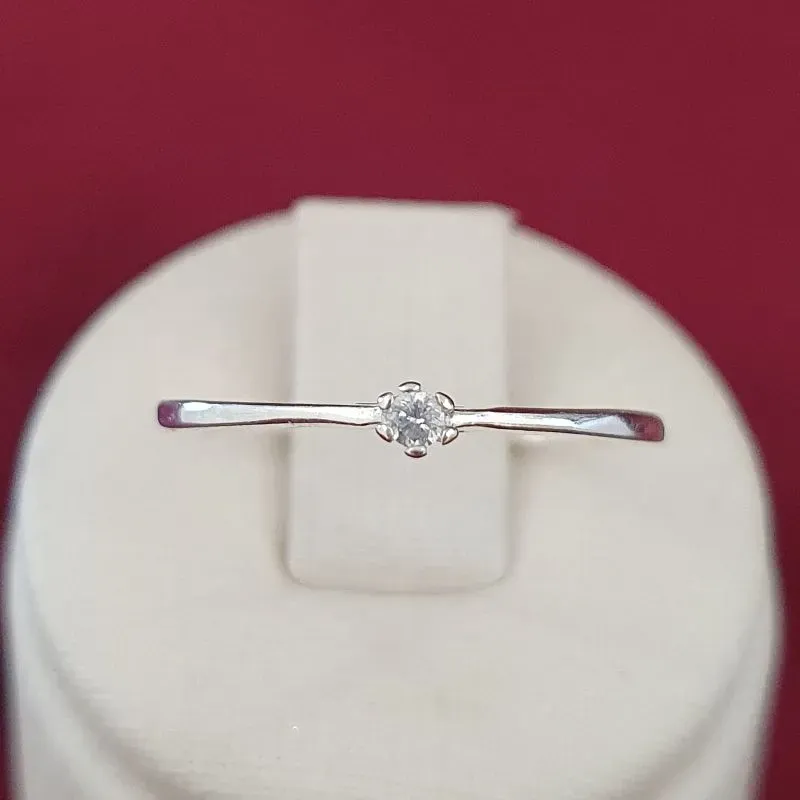 Anel Mini Solitário (n19)