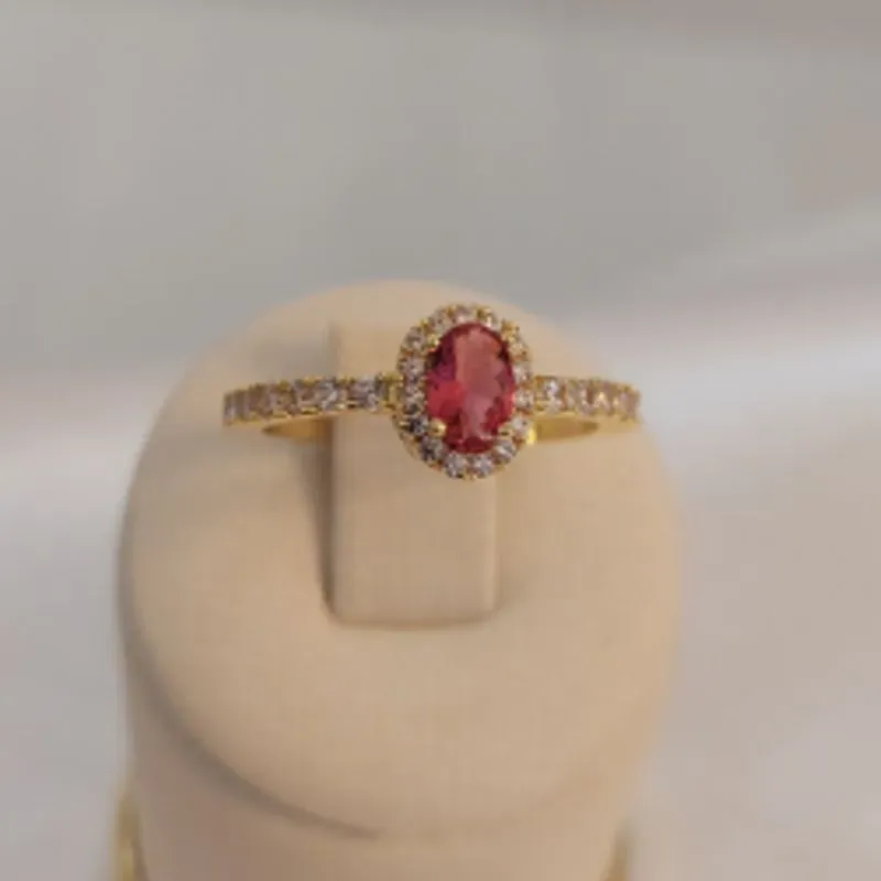 Anel Princesa Rubi  (n18)