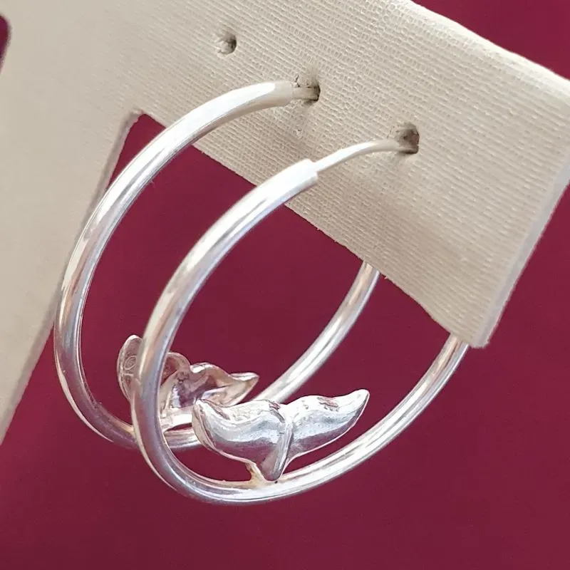 Brinco Argola Cauda de Sereia