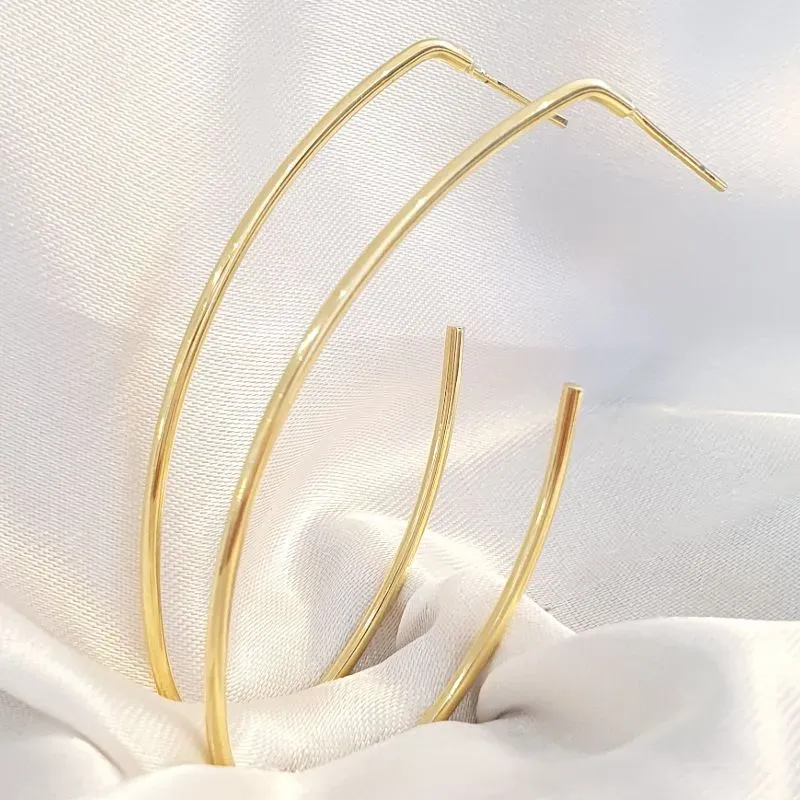 Brinco Argola Oval Grande