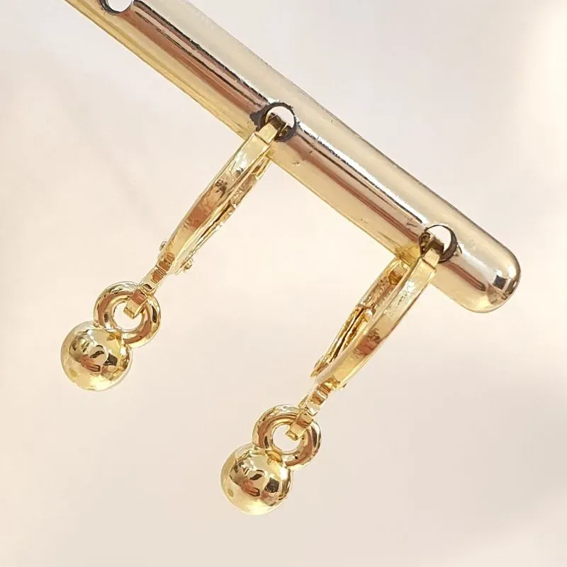 Brinco Argolinha Bolinha