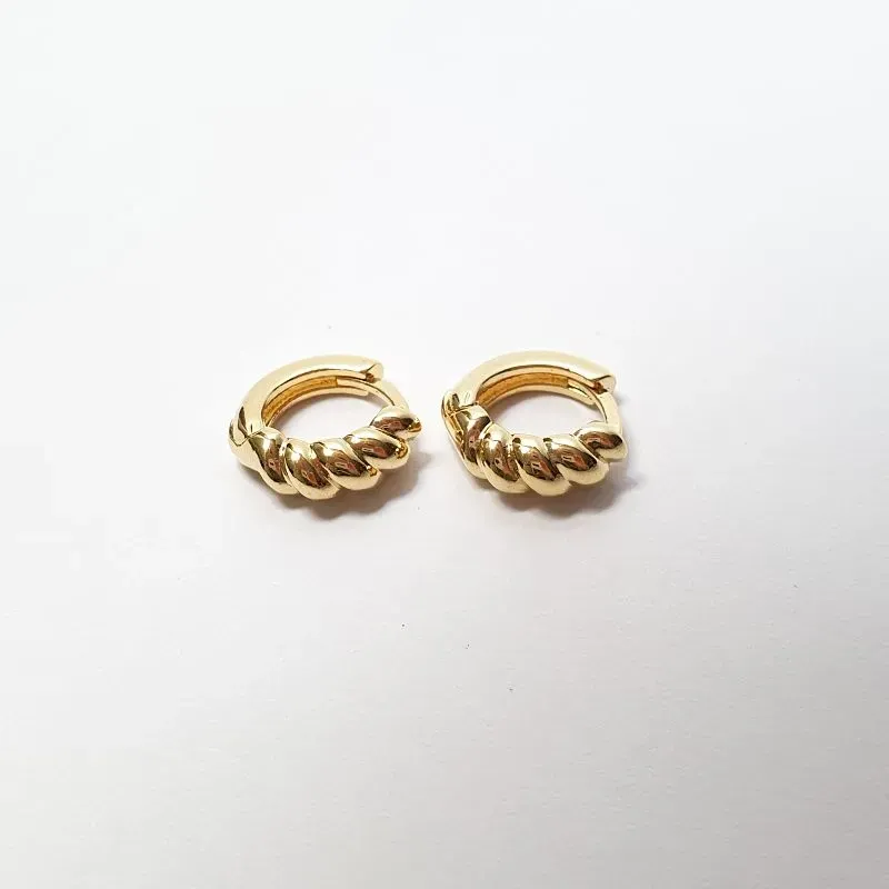 Brinco Argolinha Croissant P