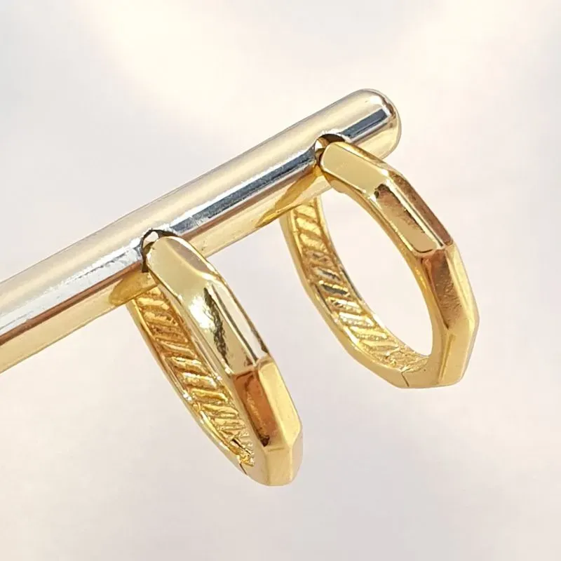 Brinco Argolinha Geometrica