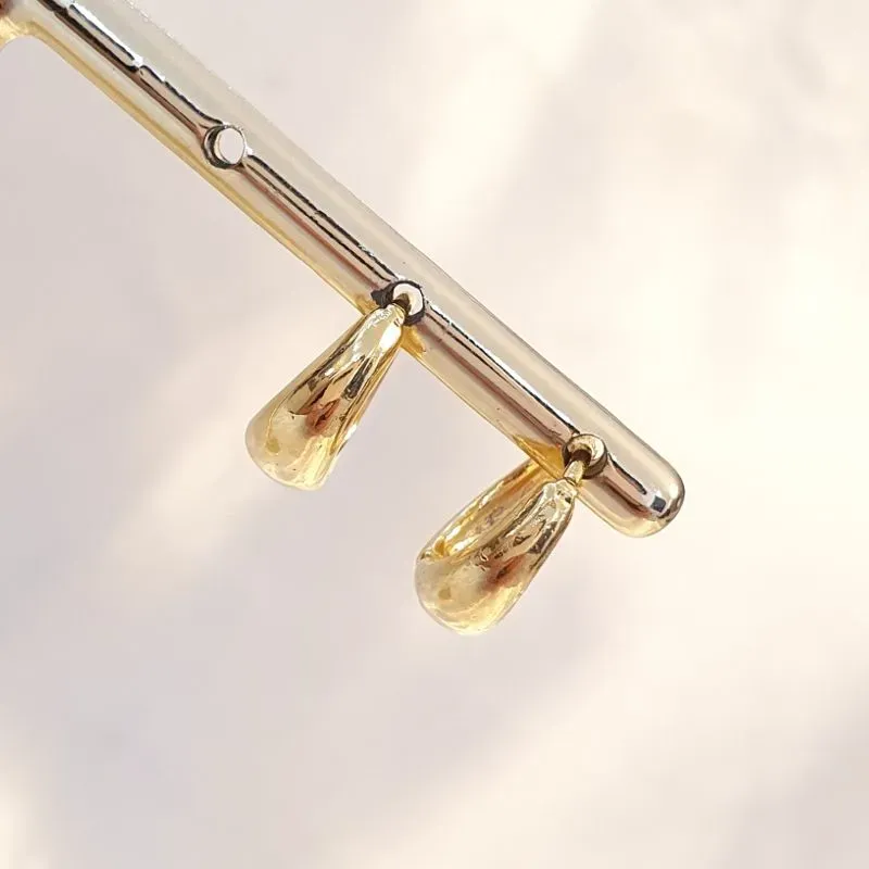 Brinco Argolinha Gota P