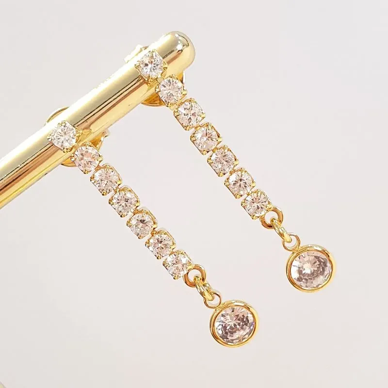 Brinco Fio Riviera Final Ponto de Luz