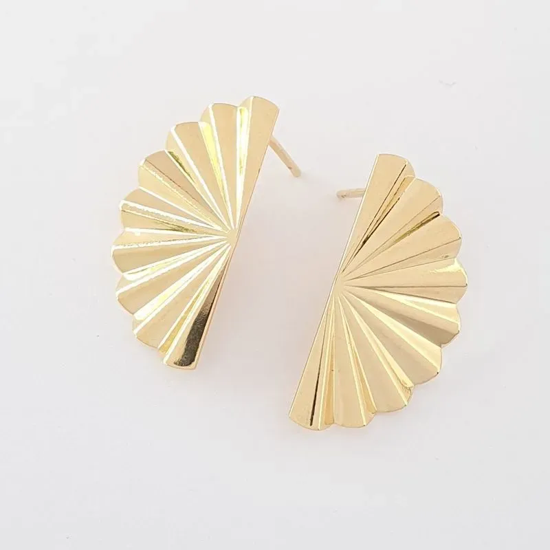 Brinco Leque Frisado