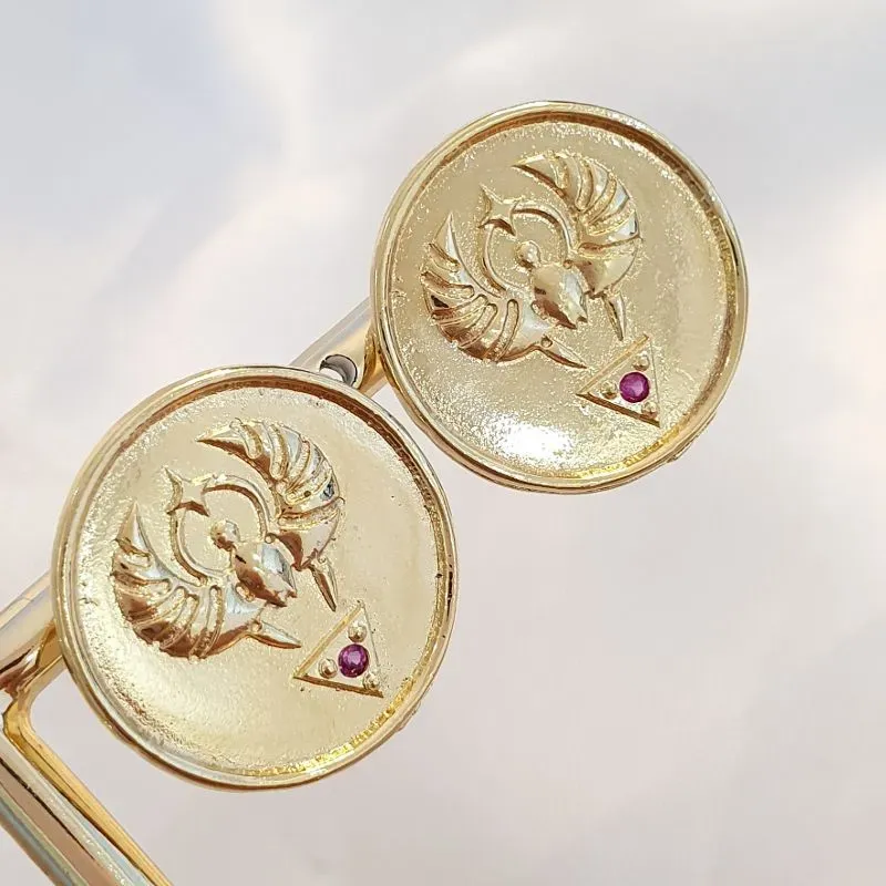 Brinco Medalha Pássaro