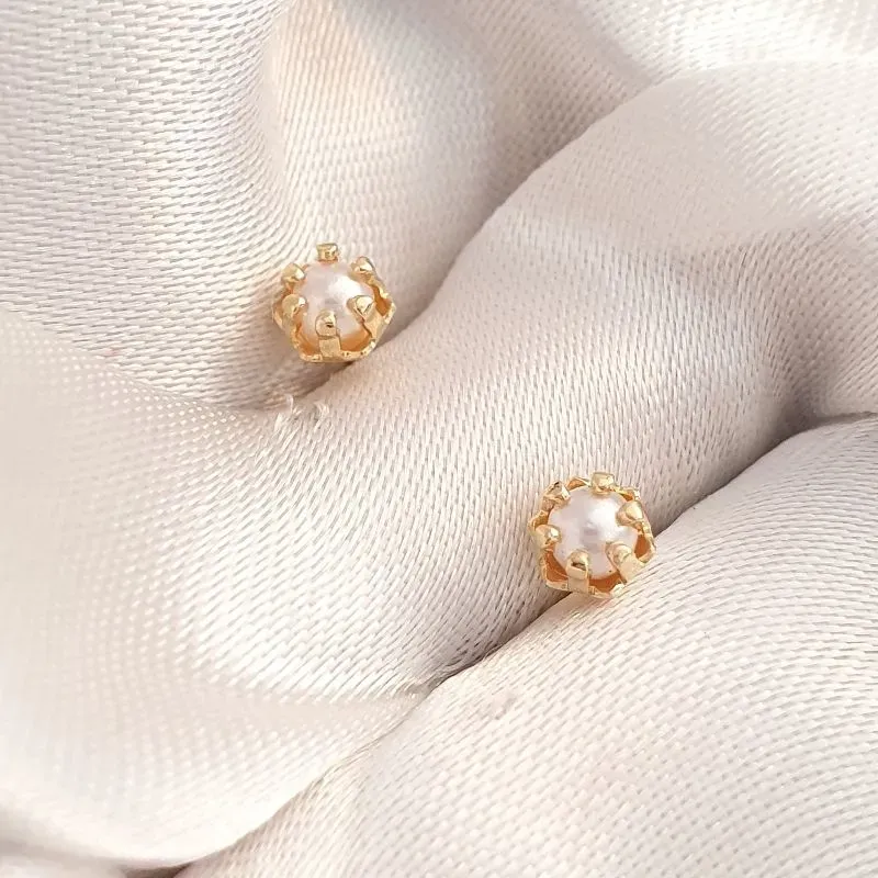 Brinco Pérola 2mm Baby