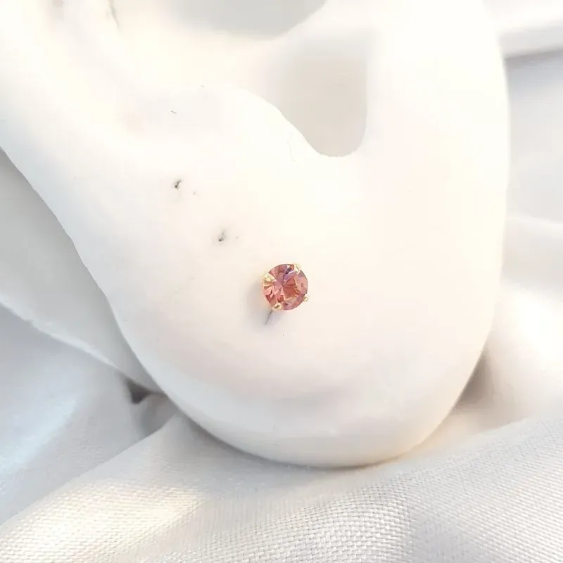 Brinco Ponto de Luz 15 (Rosa)