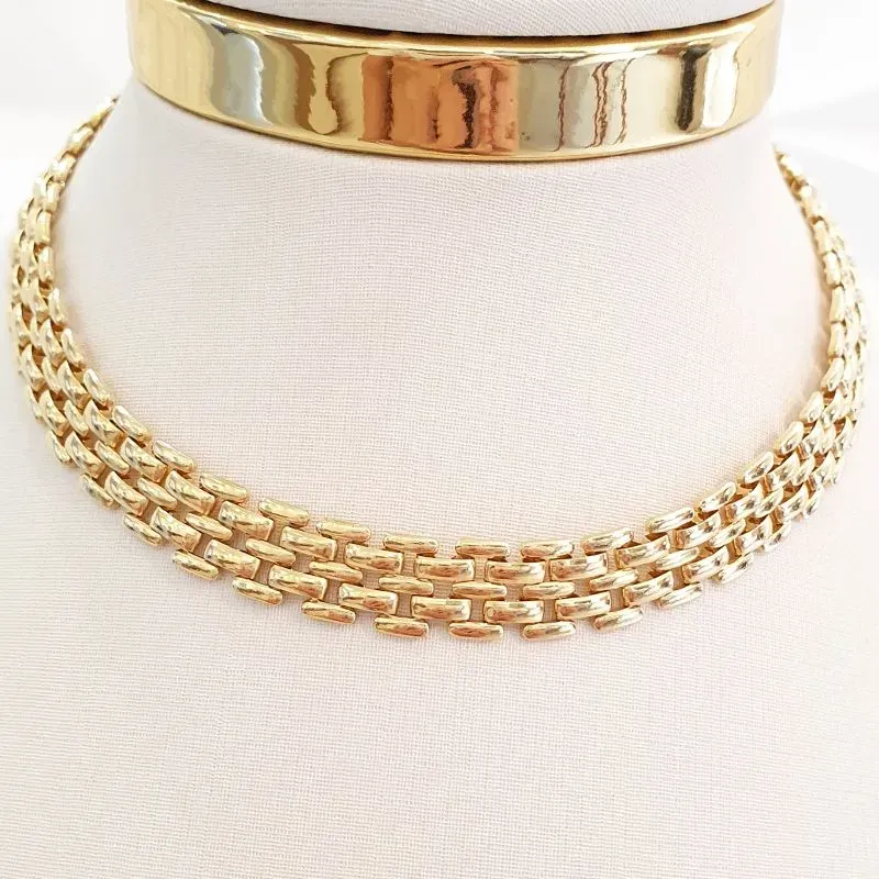 Colar Corrente Relógio (choker)