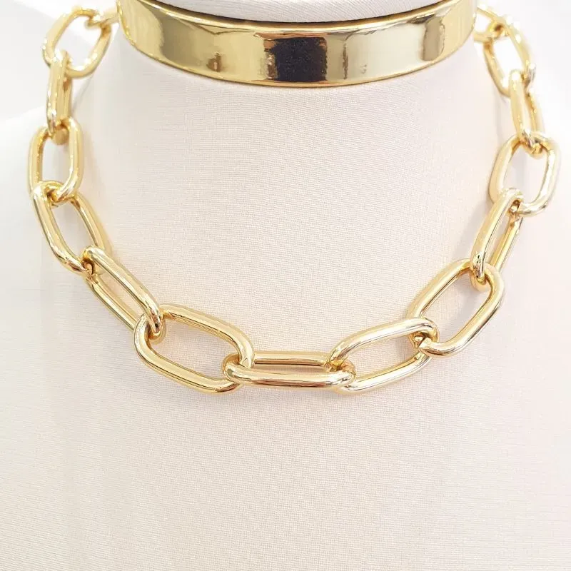 Colar Elos Corrente (choker)