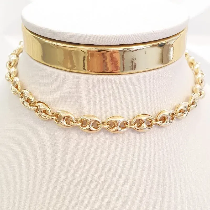 Colar Elos Gucci Grosso 33cm (+7)