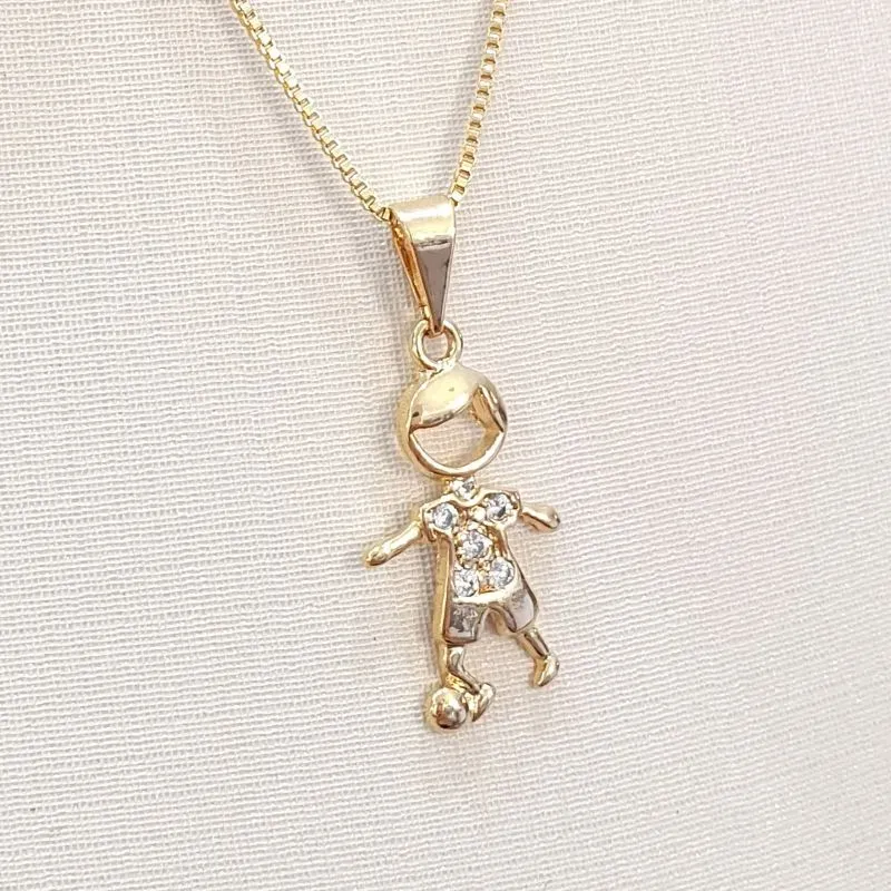 Colar Menino Cravejado