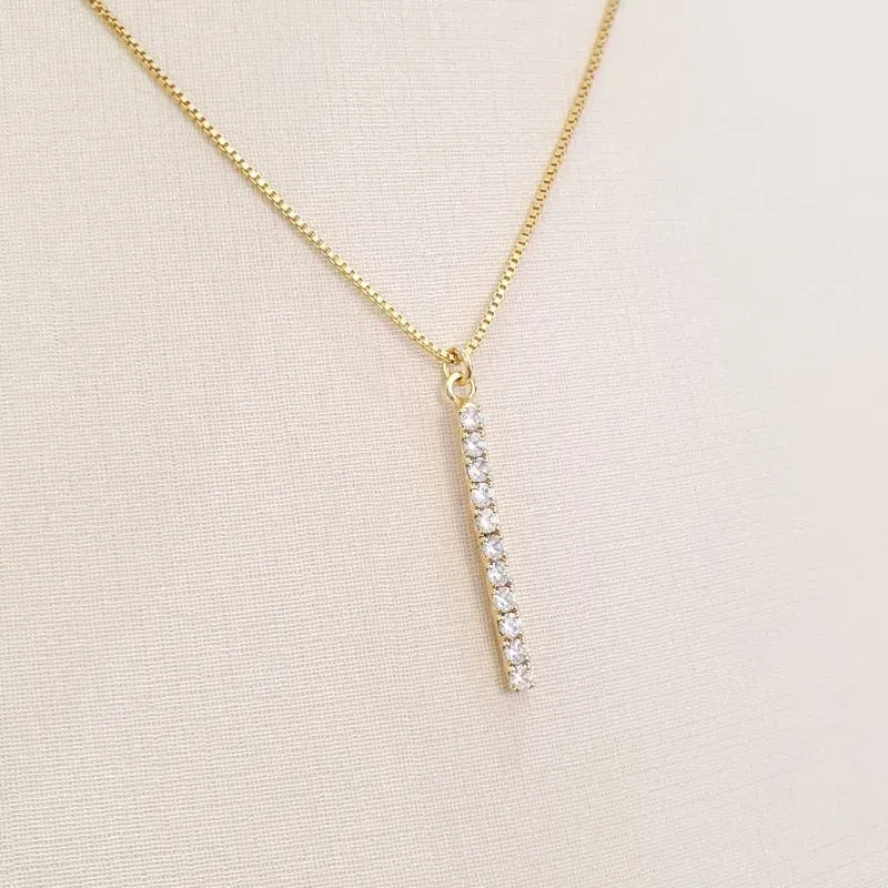 Colar Palito Cravejado