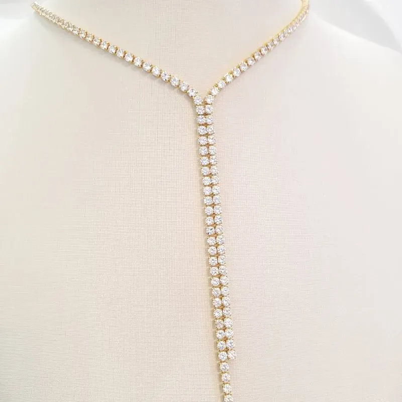 Colar Riviera em Gravata 45cm