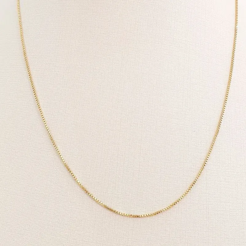 Colar Veneziana Fina 40cm