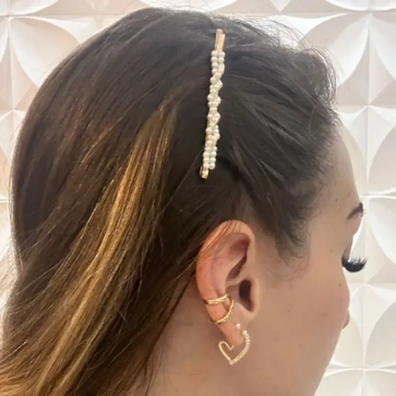 Grampo Mini Pérolas