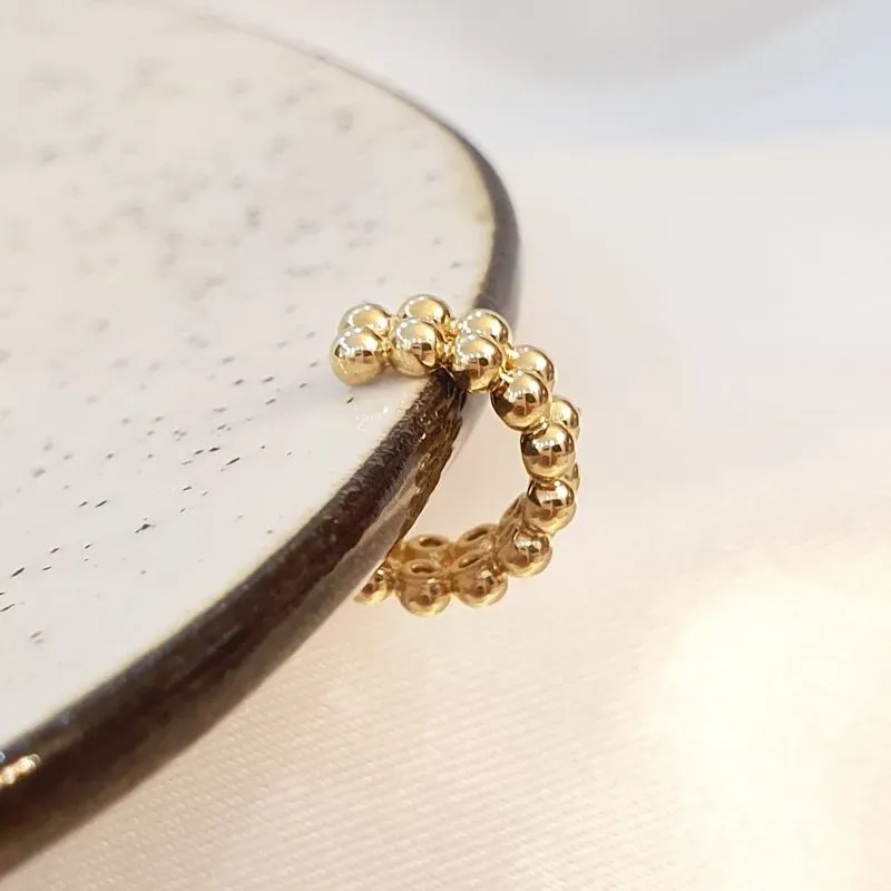 Piercing Fake 2 Fios Bolinhas