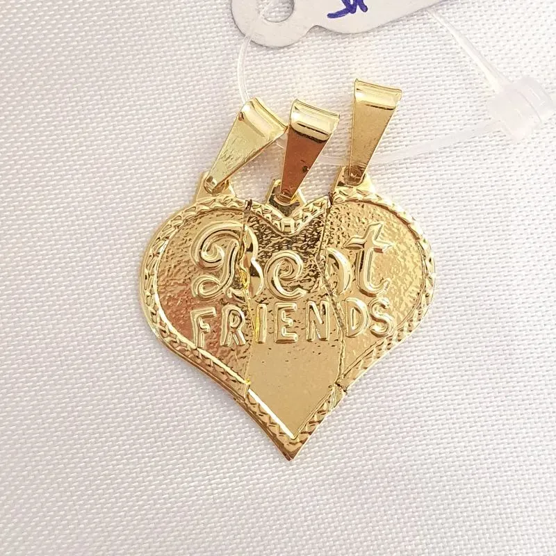 Pingente Coração 3 Best Friends