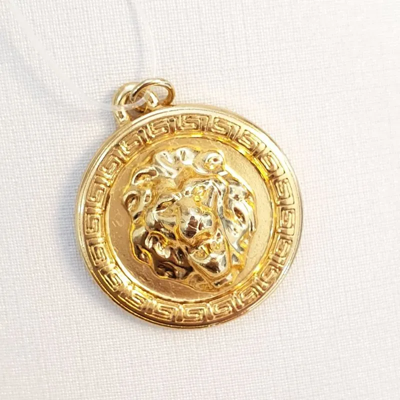 Pingente Medalha Leão Robusta