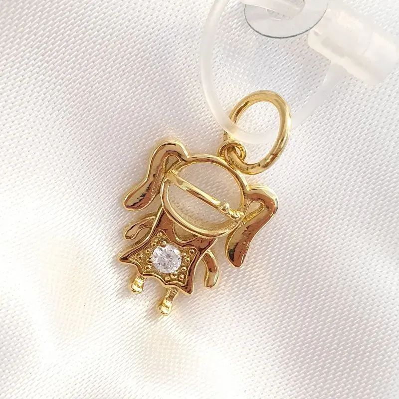 Pingente Menina Ponto Luz