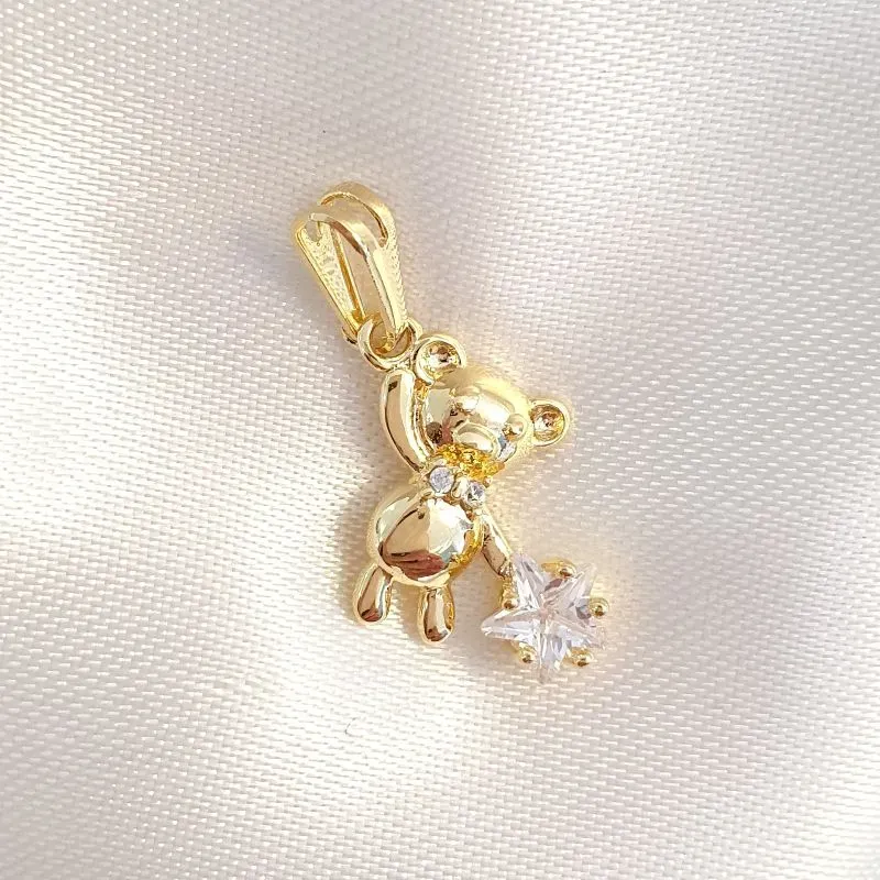 Pingente Ursinho com Estrela