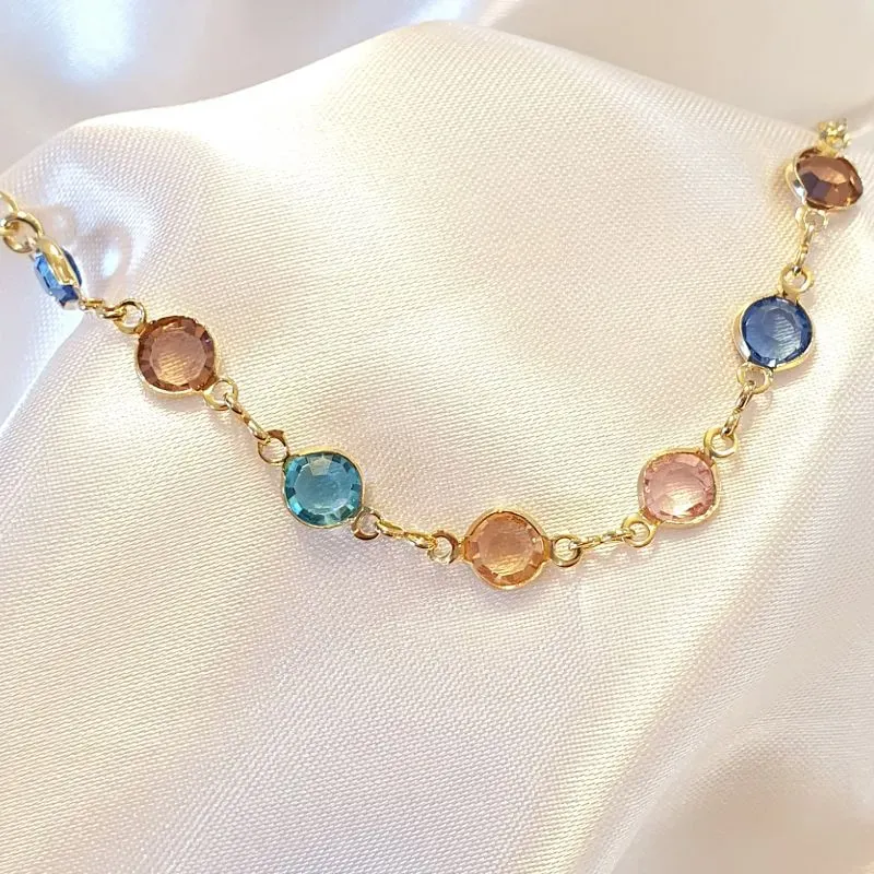 Pulseira Pedras Coloridas