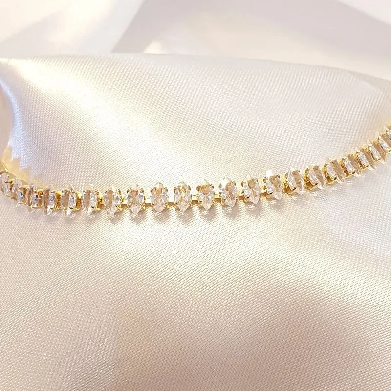 Pulseira Riviera Navete (Fecho Gravata)