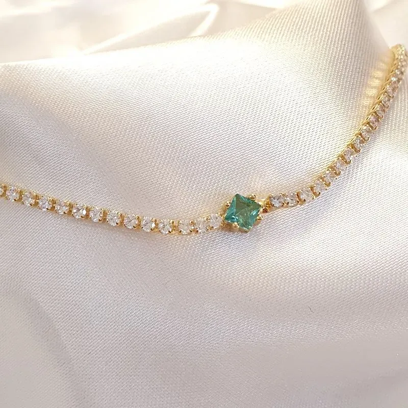 Pulseira Riviera Quadrado Turmalina