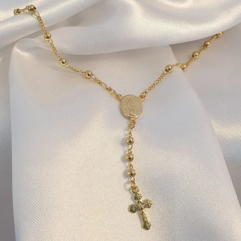 Pulseira Terço Medalha Nossa Senhora