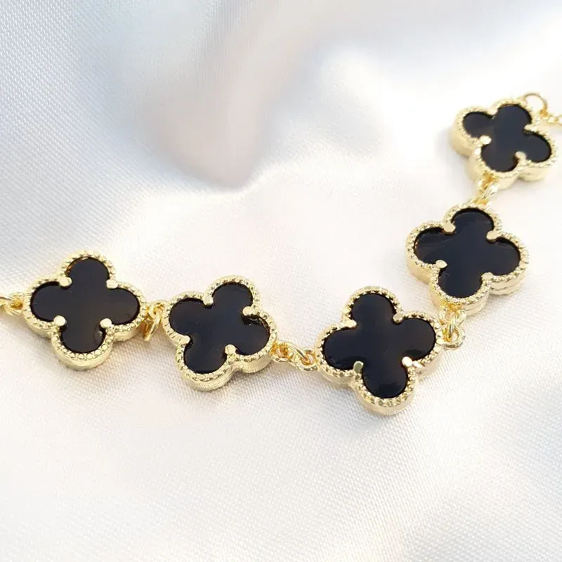 Pulseira Trevos Pretos