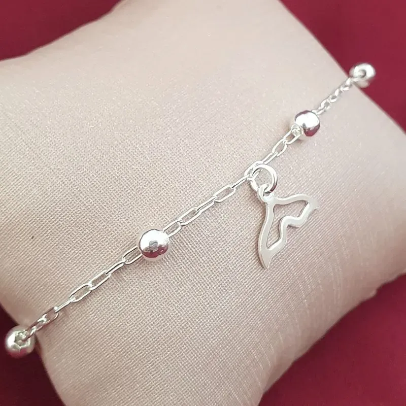 Tornozeleira Bolinhas e Cauda Sereia