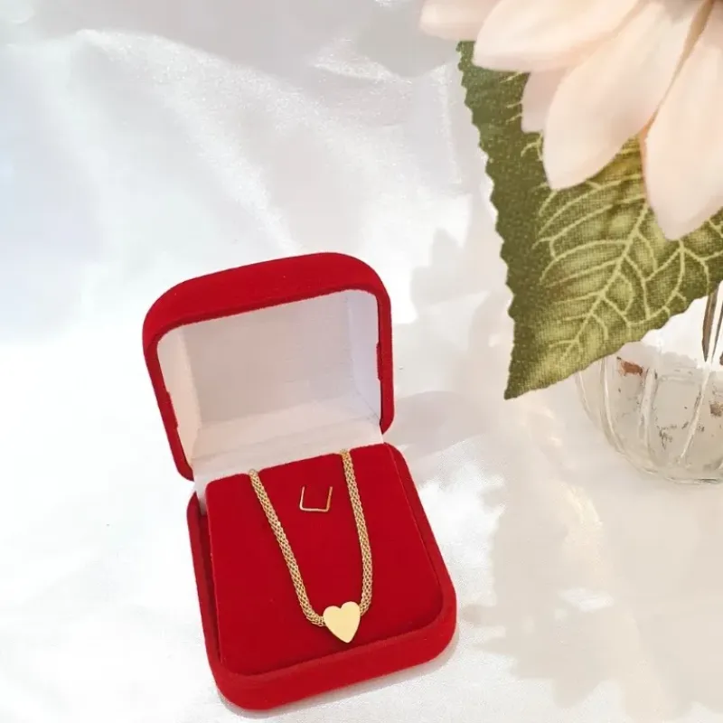 Caixinha Veludo P (Vermelha)