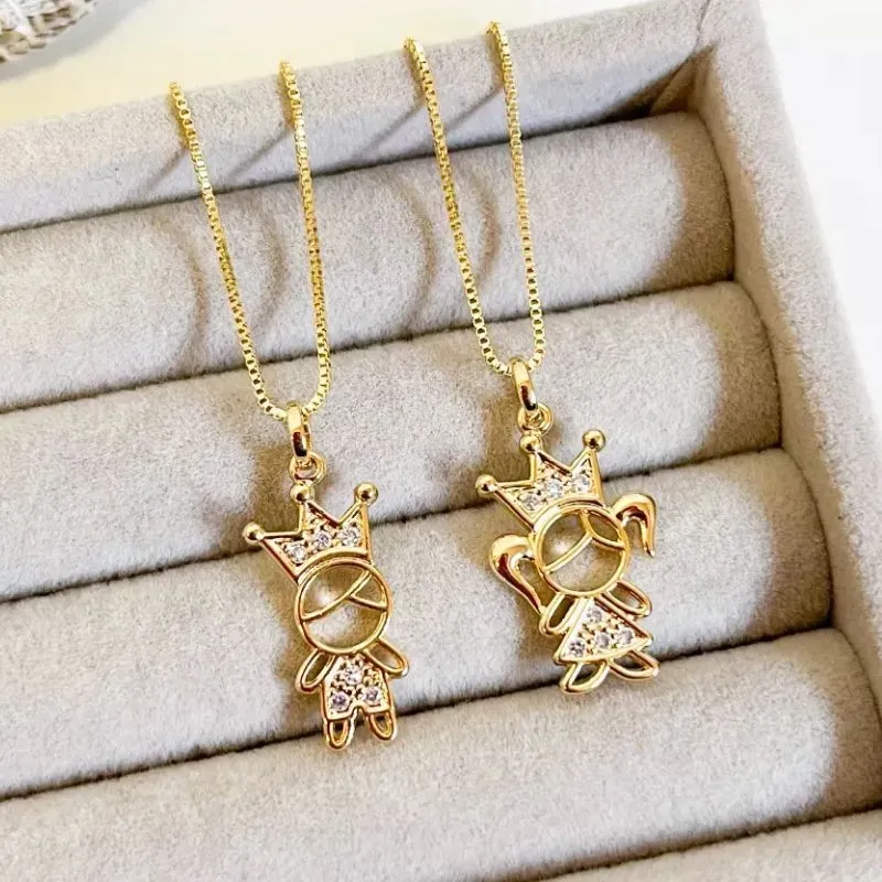 Colar Menino Príncipe Cravejado