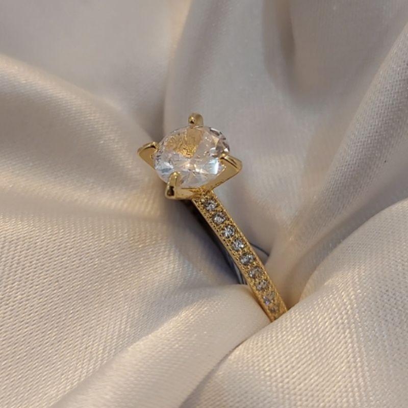 Anel Solitário Luxo (n23)