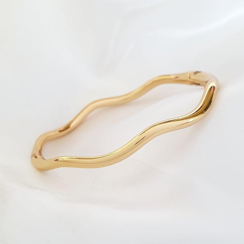 Bracelete Ondulado Fechado