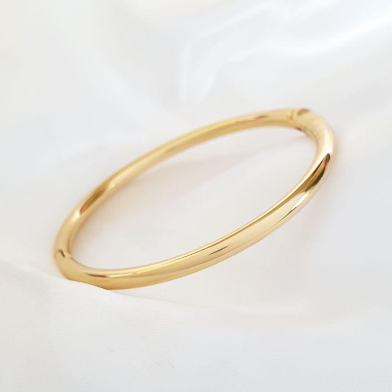 Bracelete Tubo Liso Fechado