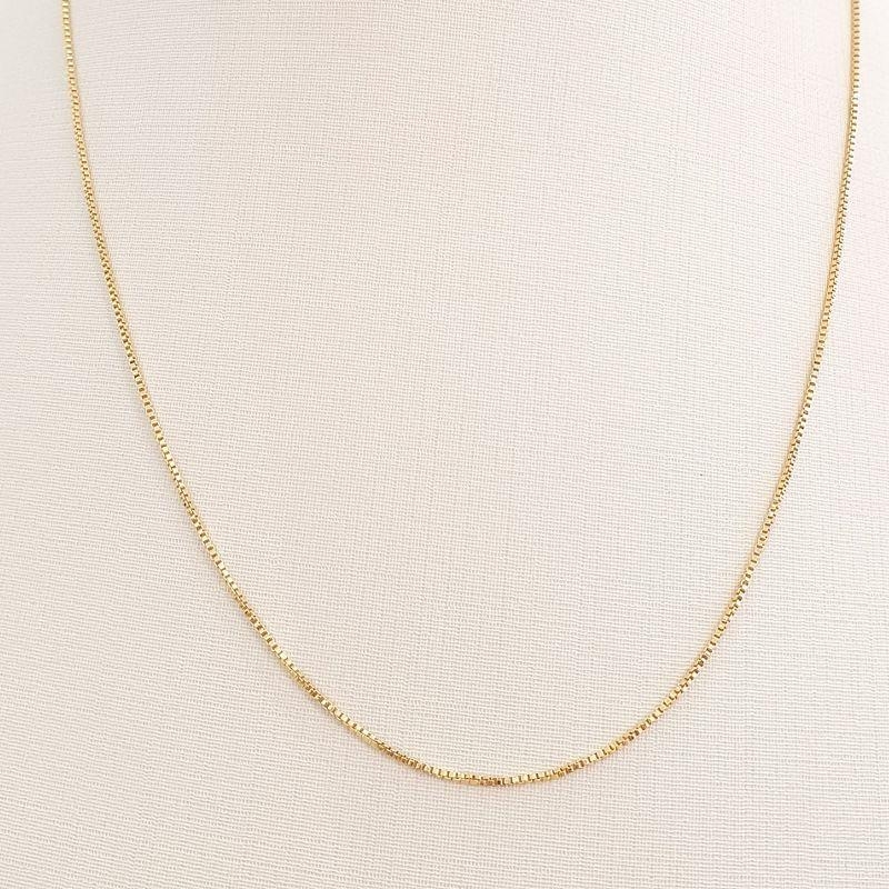 Colar Veneziana Fina 40cm