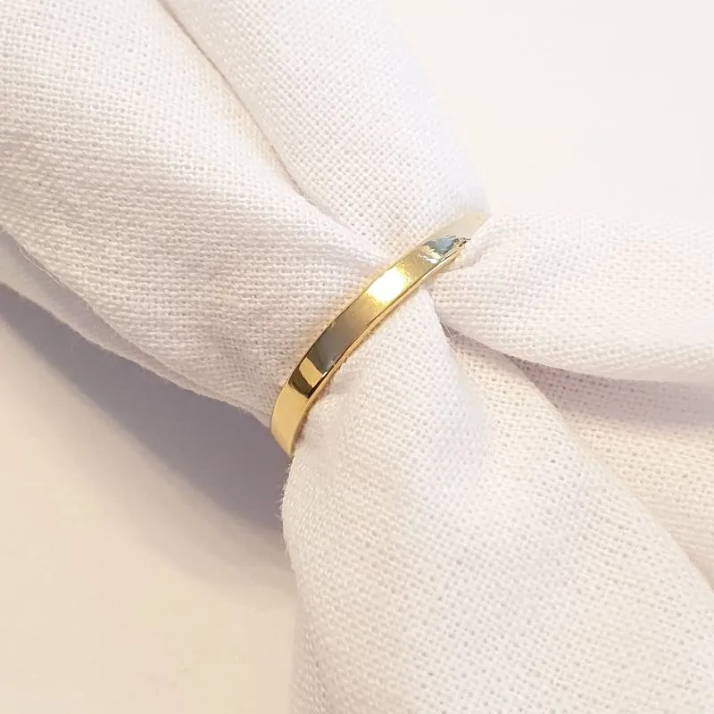 Anel Aliança Fina (n13)