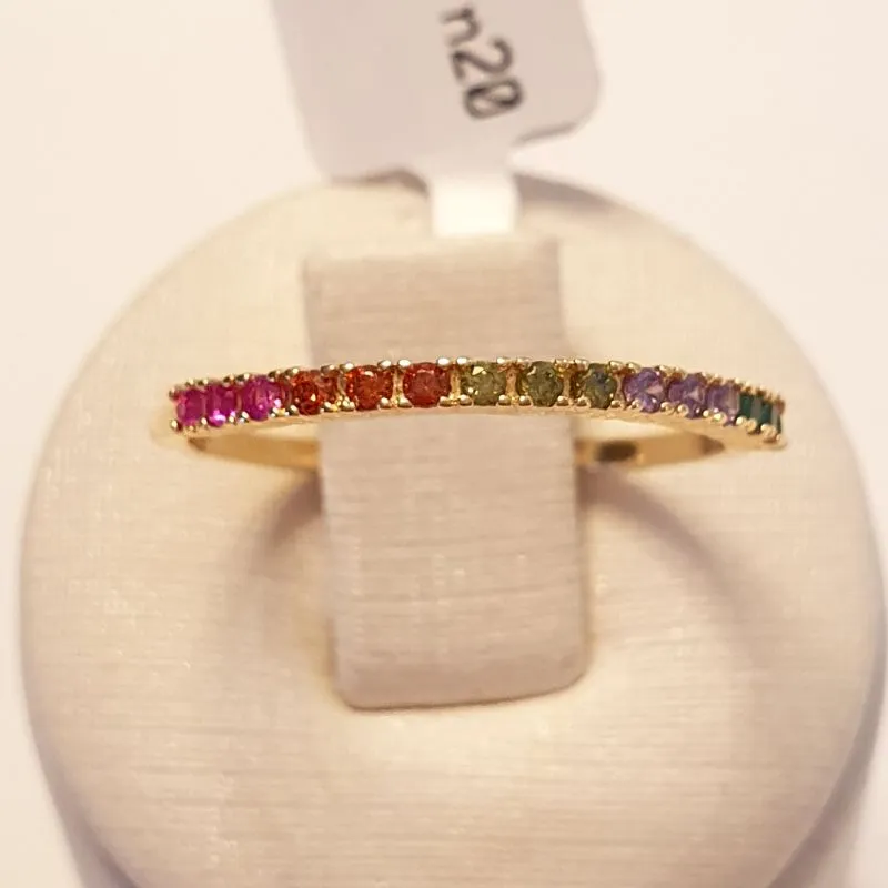 Anel Aparador Colorido Escuro (n20)